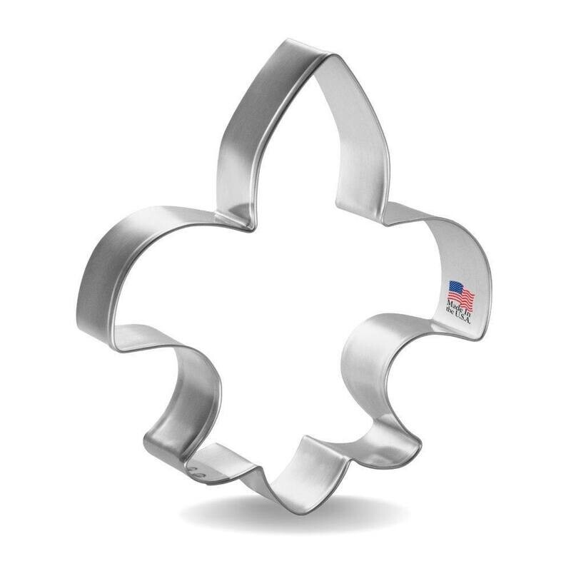 Fleur De Lis Cookie Cutter 4 3/8 in B1190 Fleur De Lis Cookie Cutter 4 3/8 in B1190