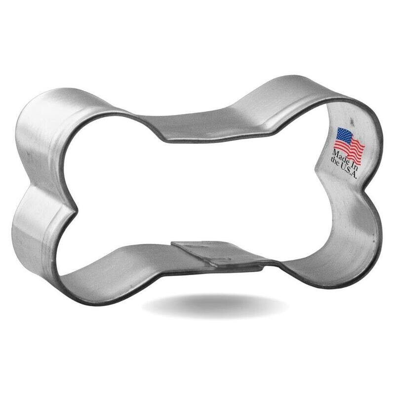 Mini Dog Bone Cookie Cutter 1.5 in M196 Mini Dog Bone Cookie Cutter 1.5 in M196