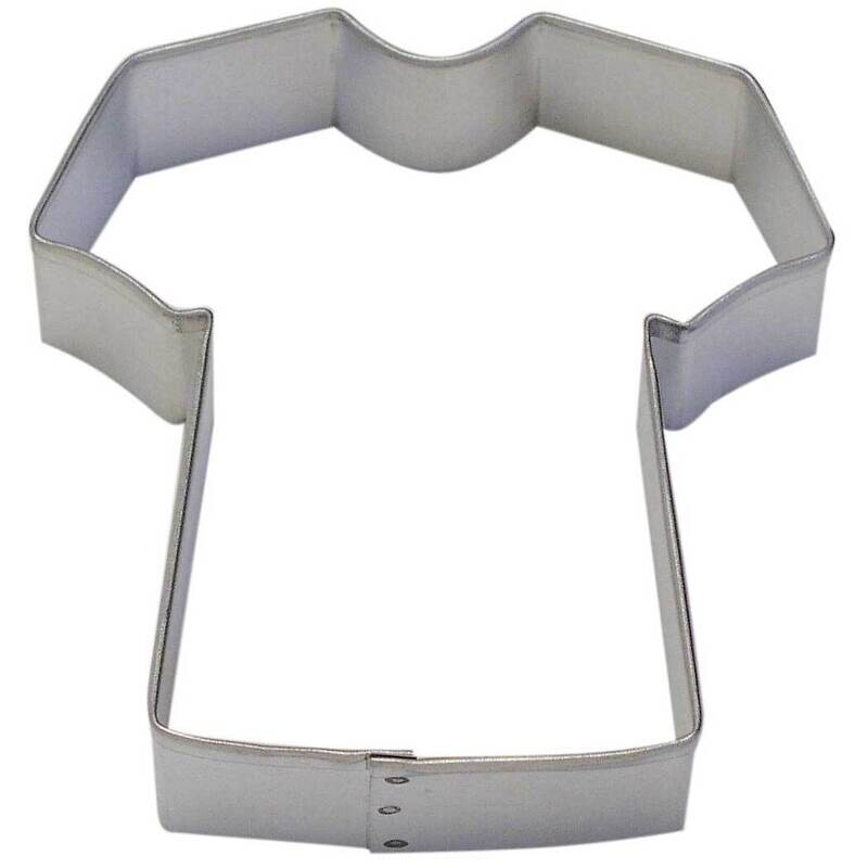 Tee shirt cookie cutter, casual-themed cookie cutter, sports baking tool, tee shirt-shaped dessert accessory

