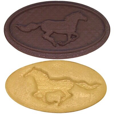 Race Horse Cookie Cutter Stamp 4 in PC0190