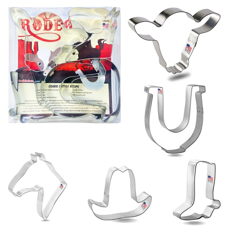 Rodeo Cookie Cutter Set 5 Pc L9046