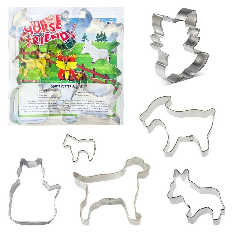 Horse Friends Cookie Cutter Set 6 Pc L9049