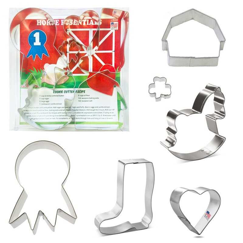 Horse Essentials Cookie Cutter Set 6 Pc L9048
