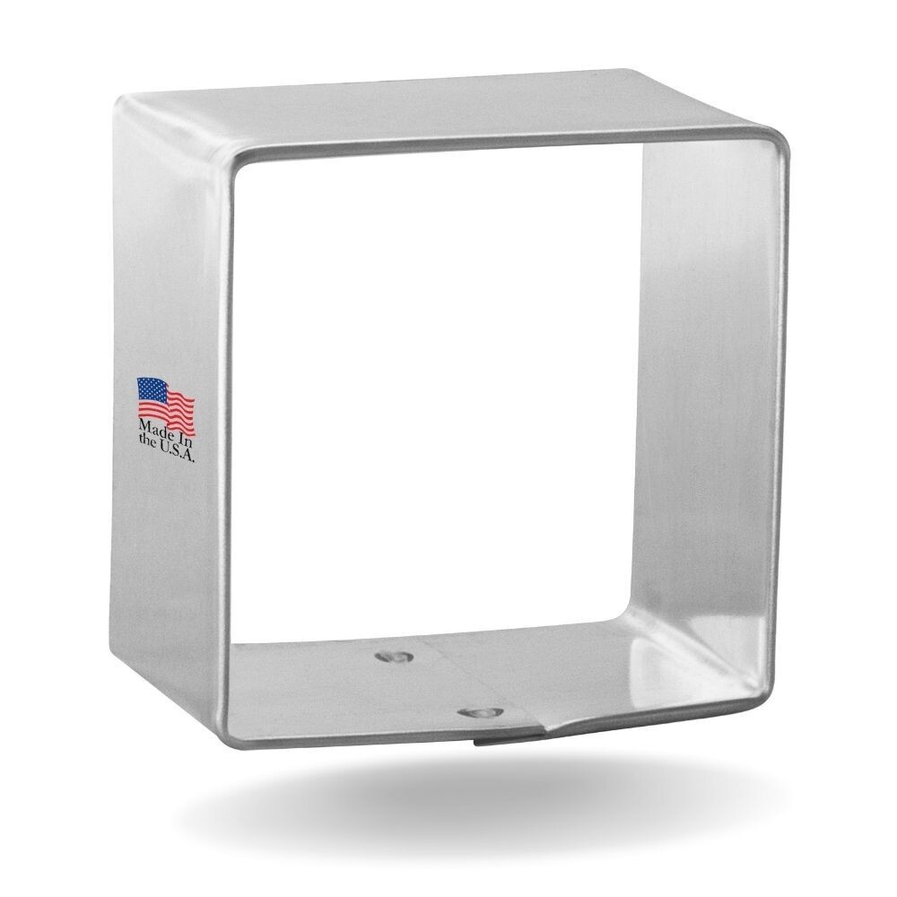Mini square cookie cutter