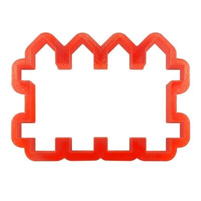 Fence Castle Cookie Cutter 4 in x 2.75 in PC0467