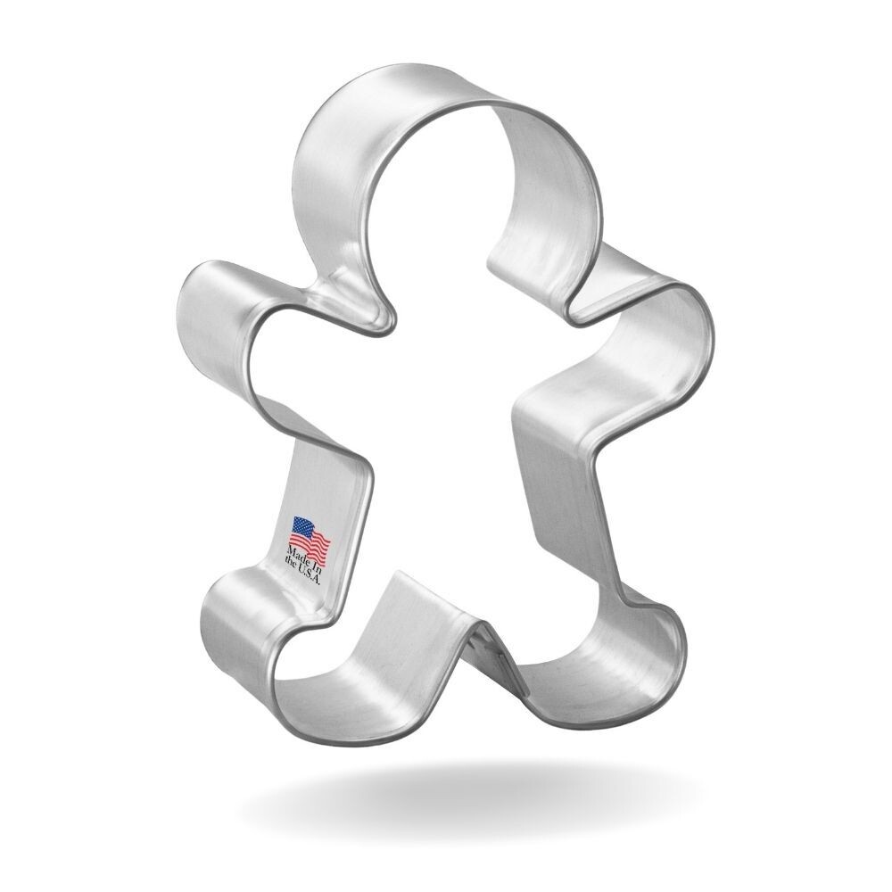Gingerbread Man Cookie Cutter 2.5 in | Made in USA by CookieCutter.com