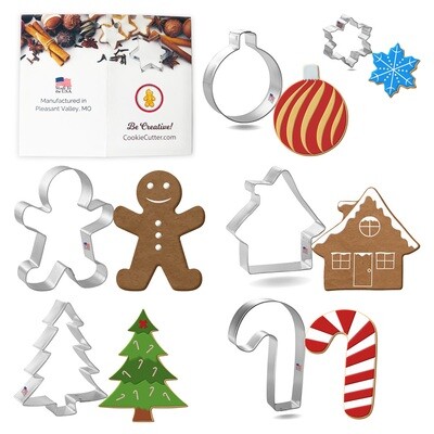 Gingerbread House Cookie Cutter 6 Pc Set HS0517