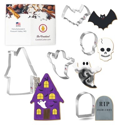 Haunted House Cookie Cutter Set 5 Piece HS0519