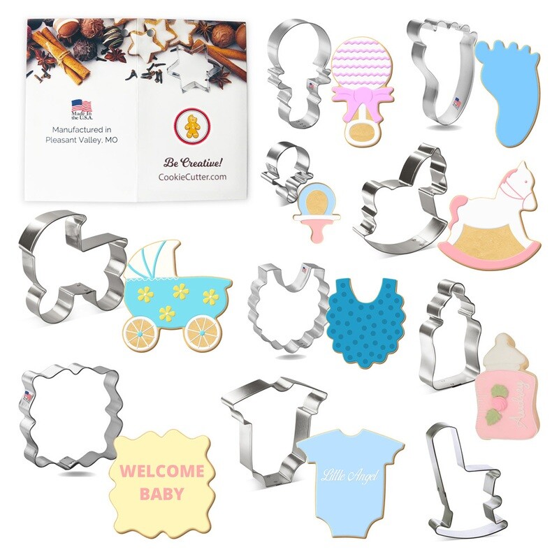 Baby Shower Cookie Cutter 10 Pc Set HS0444
