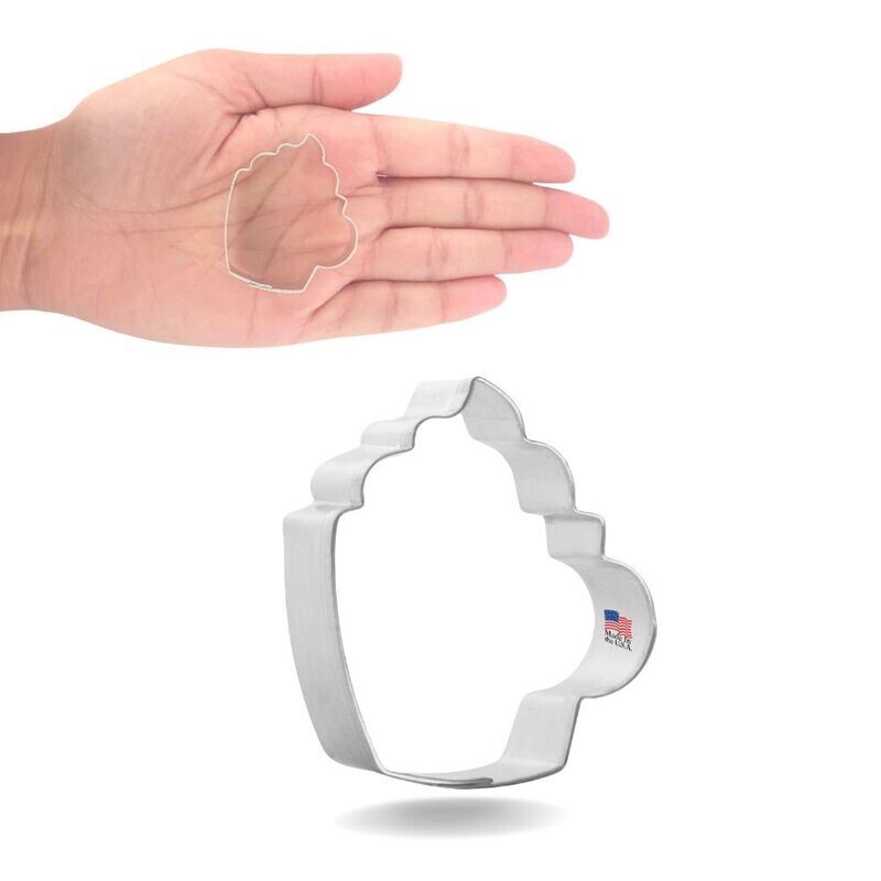Mini Cocoa Mug Cookie Cutter 1.6 in M207 Mini Cocoa Mug Cookie Cutter 1.6 in M207