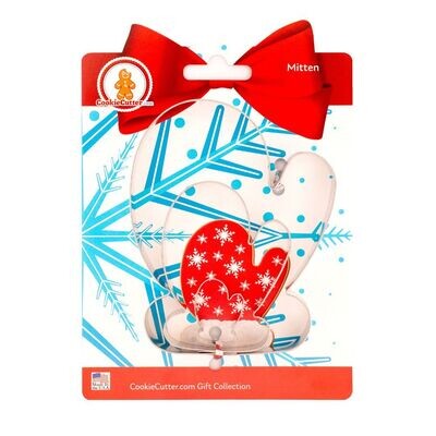 Mitten Nested Cookie Cutter Set 3 Pc GC0102 with a Hang Tag Cookie Recipe Card
