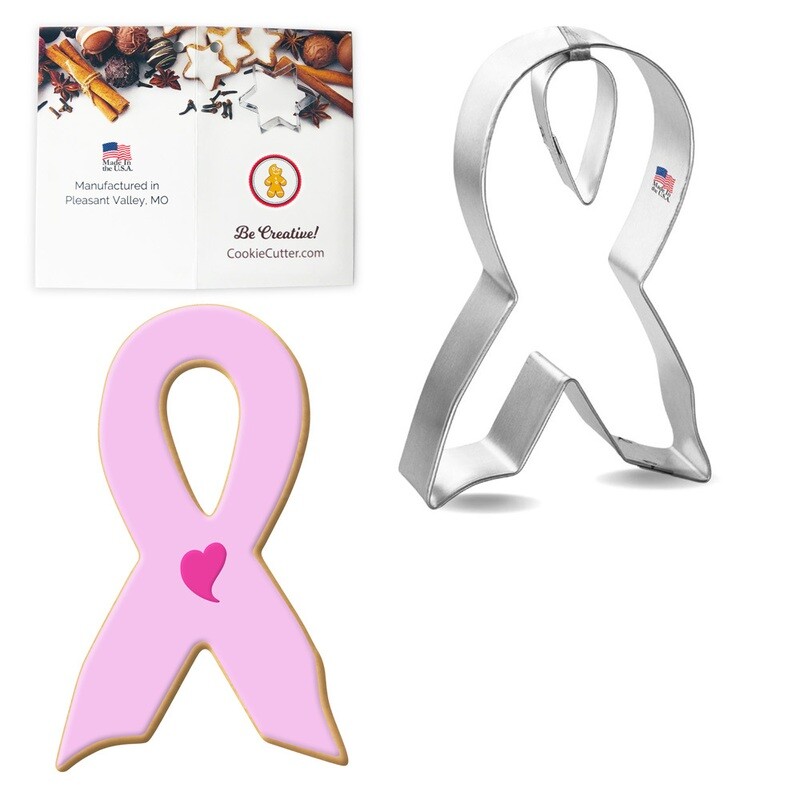 Awareness Ribbon Cookie Cutter 4 in B1441