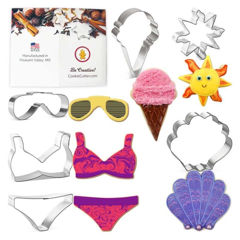 AT THE BEACH COOKIE CUTTER 6 PC SET KTBEACH