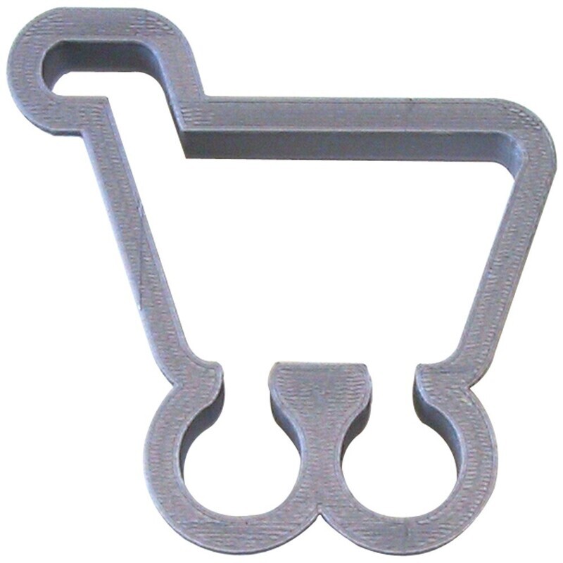 Shopping Cart Cookie Cutter 3.5 in PC0344