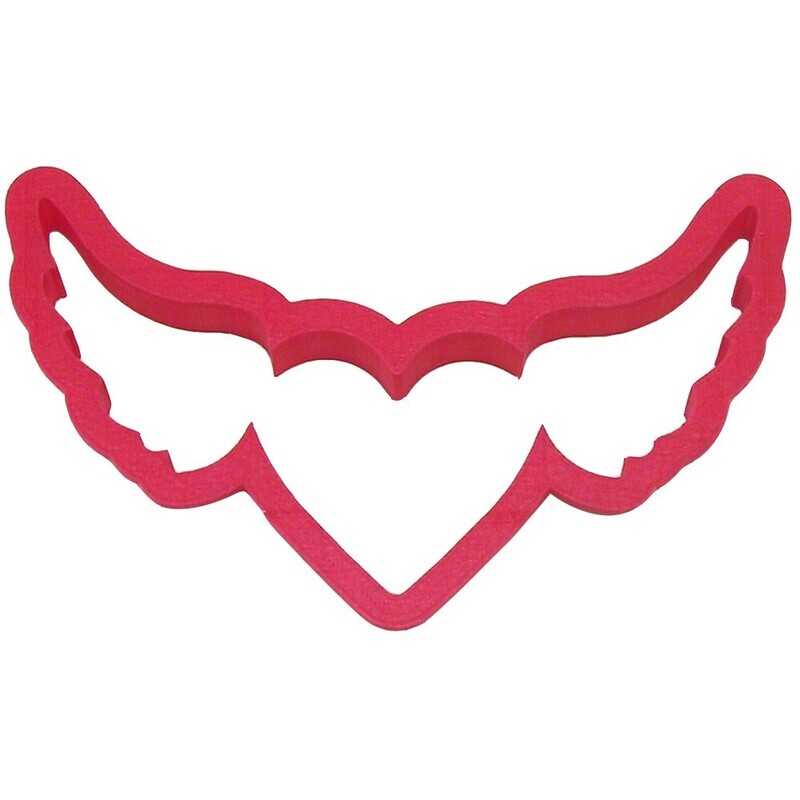 Heart With Wings Cookie Cutter 5.5 in PC0375