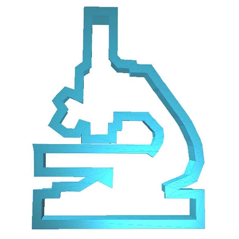 Microscope Cookie Cutter 4 in PC0292
