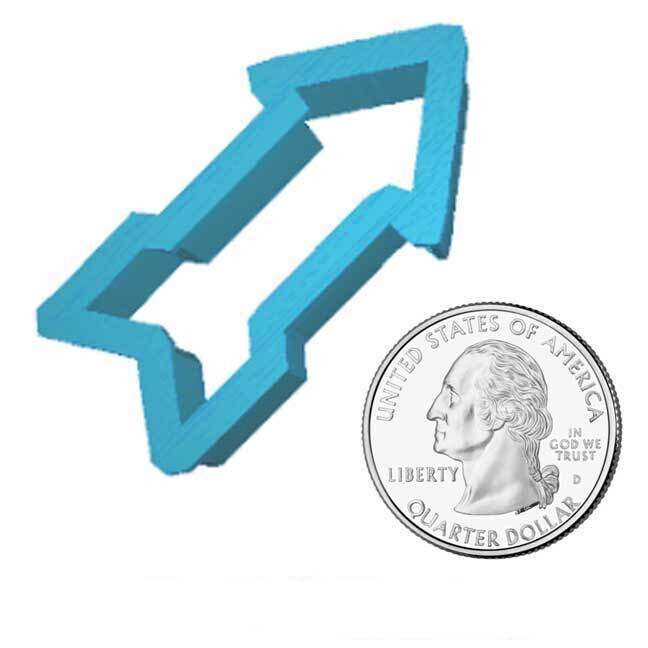 Miniature Arrow Cookie Cutter 1.5 in PC0307