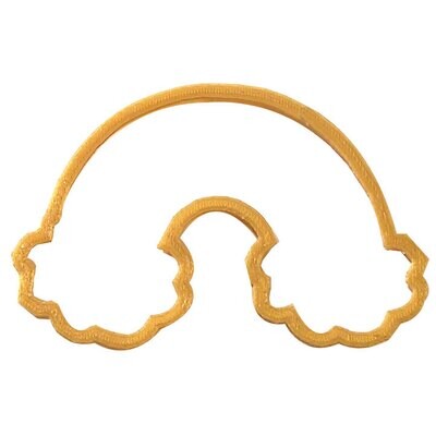 Rainbow With Clouds Cookie Cutter 4 in PC0165