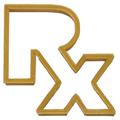 Rx Prescription Cookie Cutter 4.5 in PC0188