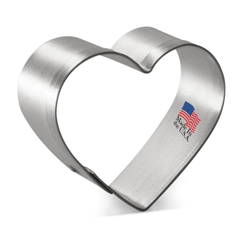 Mini Heart Cookie Cutter 1.5 in M22F Mini Heart Cookie Cutter 1.5 in M22F