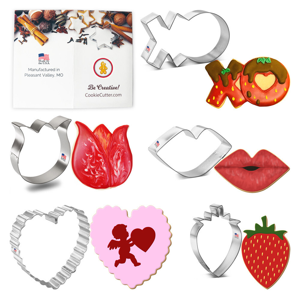 Valentine Cookie Cutter 5 Pc Set HS0524