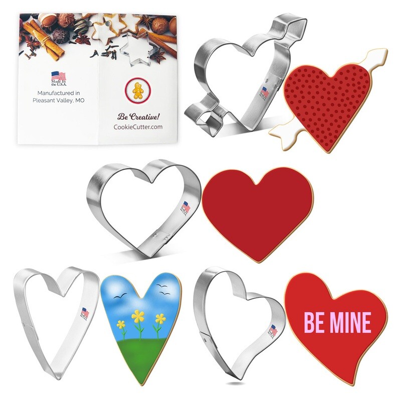 Heart Cookie Cutter 4 Pc Set HS0525