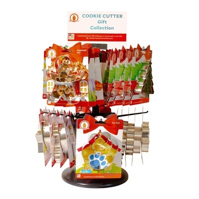 Nested Cookie Cutter Gift Set Counter Display Rack (choose your 40 sets below by entering desired QTY in each box.)