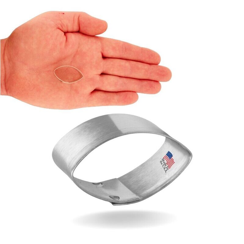 Mini Football Cookie Cutter 1.25 in M178 Mini Football Cookie Cutter 1.25 in M178