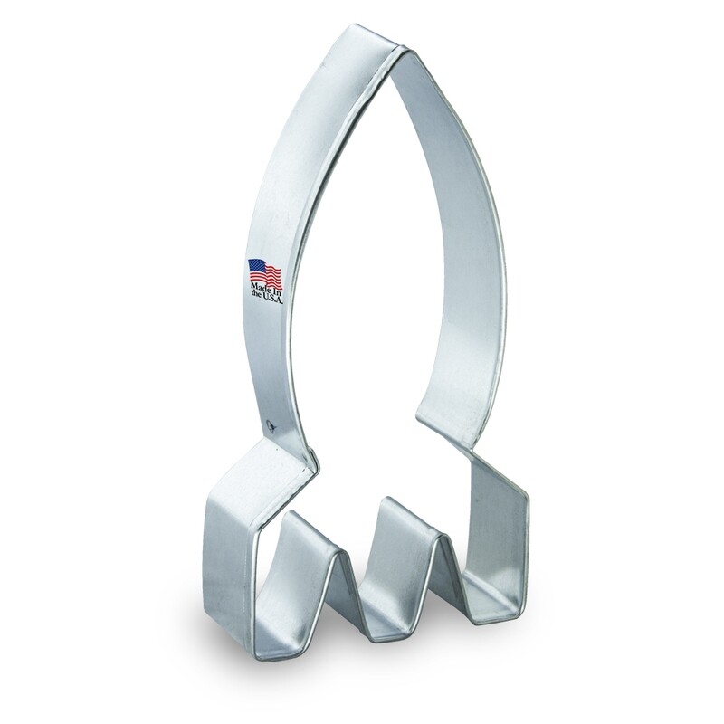 Rocket Ship Cookie Cutter 4.5 in B1323