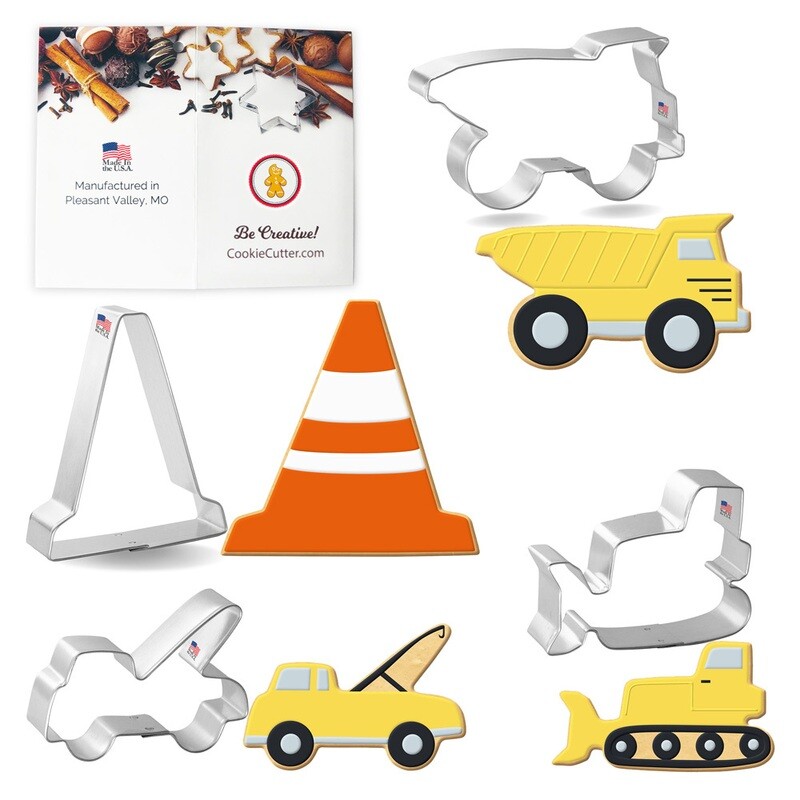 Construction Vehicles Cookie Cutter 4 Pc Set HS0430