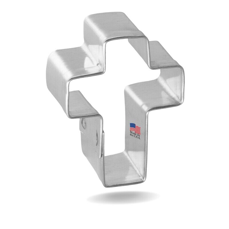 Mini Cross Cookie Cutter 1.25 in M113 Mini Cross Cookie Cutter 1.25 in M113