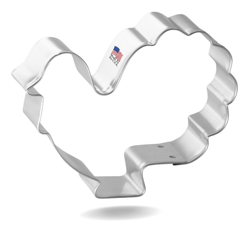 Turkey Cookie Cutter 3.5 in B635 Turkey Cookie Cutter 3.5 in B635