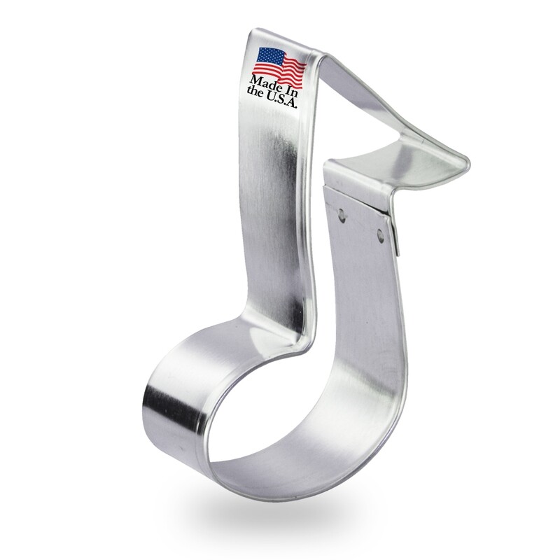 Music Note Cookie Cutter 3.25 in B622 Music Note Cookie Cutter 3.25 in B622