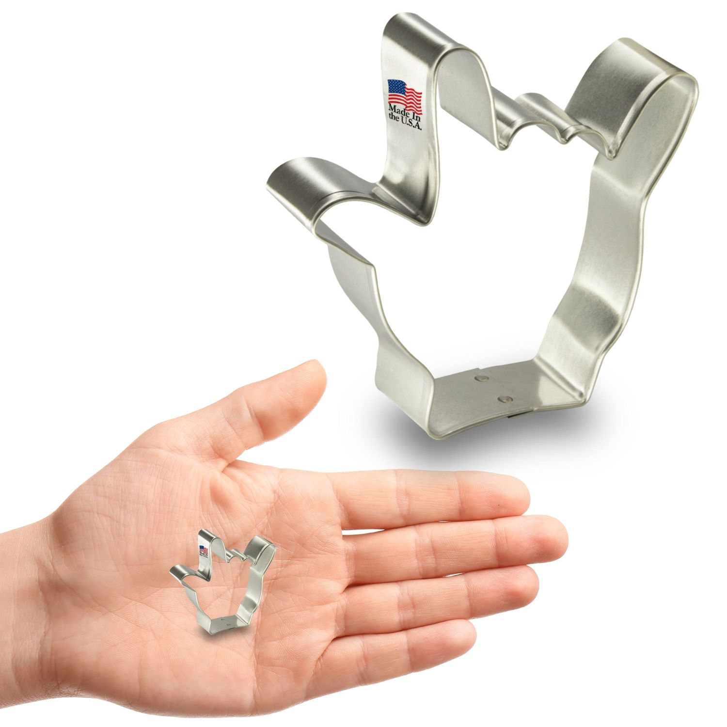 Mini Hand I Love You Sign Cookie Cutter 1.5 In. M169