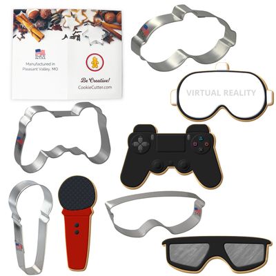 Virtual Reality Cookie Cutter 4 Pc Set HS0556