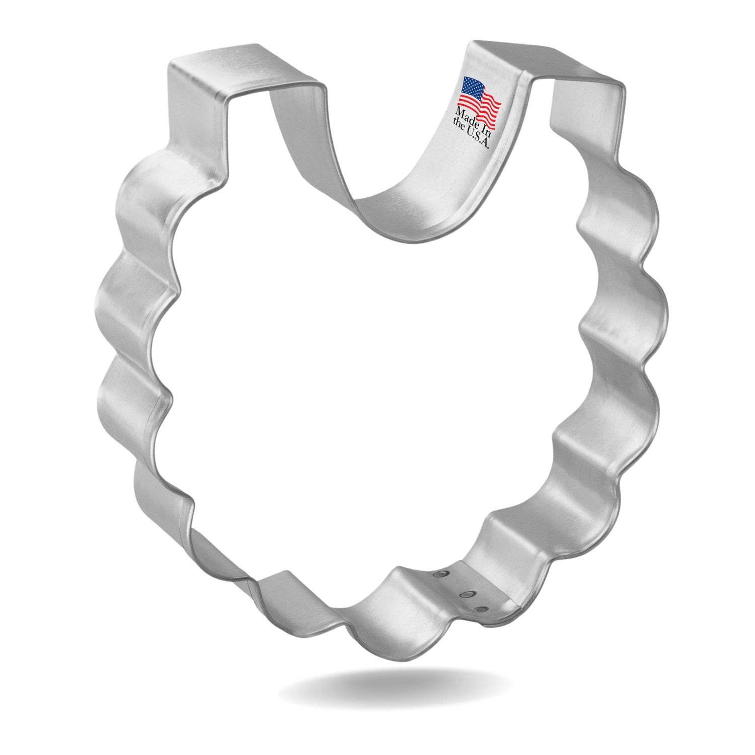 Baby Bib Cookie Cutter 3.25" B1261