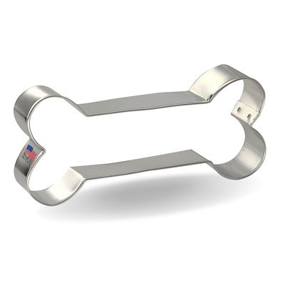 Dog Bone Tin Cookie Cutter 5.25 in B1033 Dog Bone Tin Cookie Cutter 5.25 in B1033