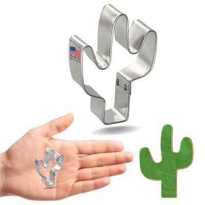 Mini Cactus Cookie Cutter 2 in M72 Mini Cactus Cookie Cutter 2 in M72
