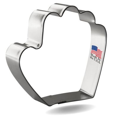 Baseball Glove Cookie Cutter 3.5 in B1236 Baseball Glove Cookie Cutter 3.5 in B1236