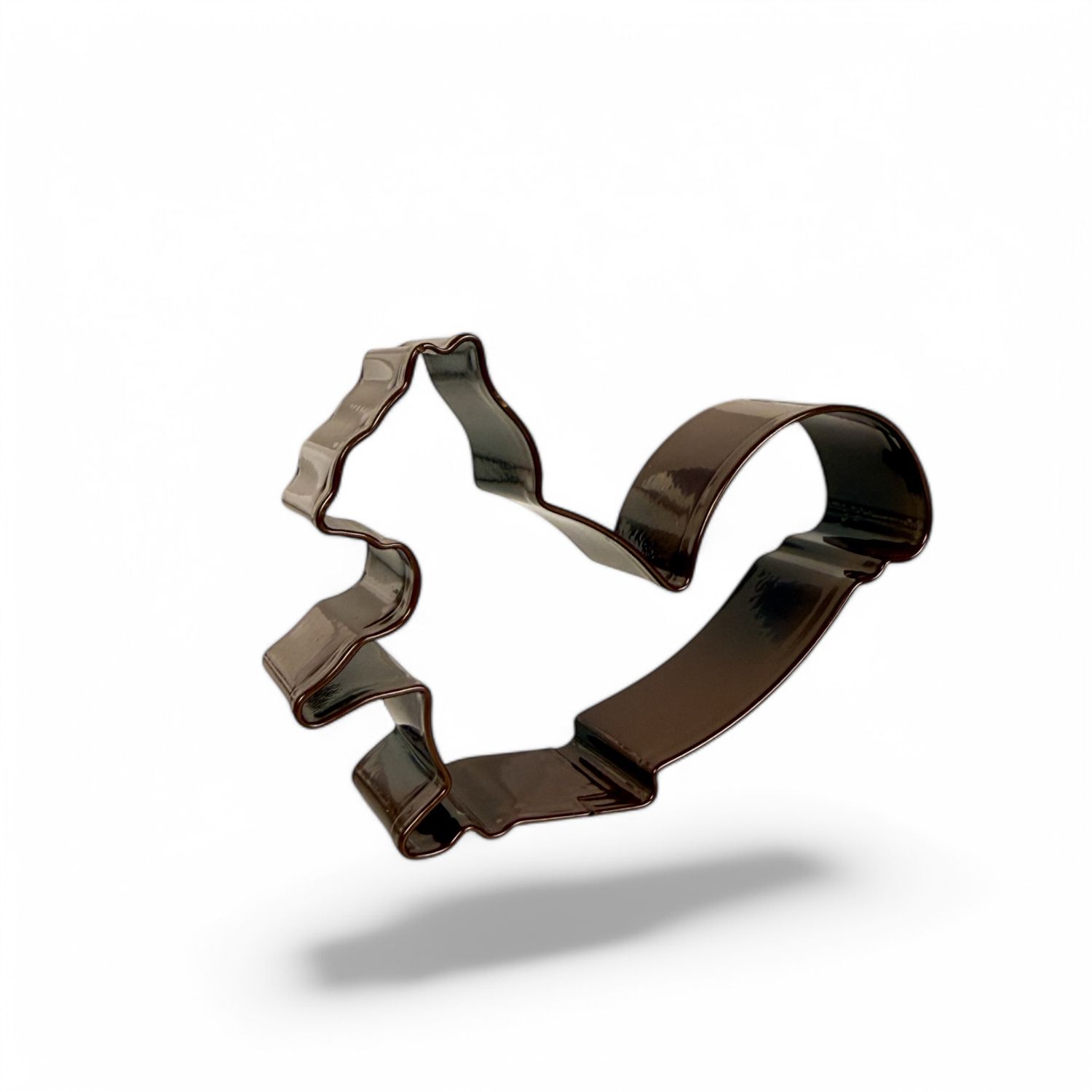 Squirrel Brown Poly Resin Coated Cookie Cutter 3 in PR1222X