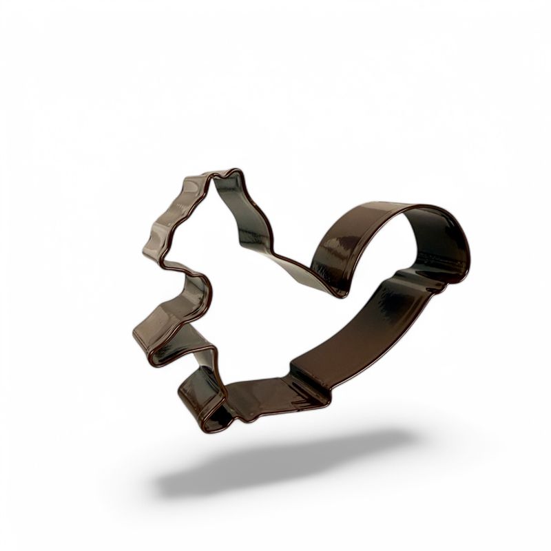 Squirrel Brown Poly Resin Coated Cookie Cutter 3 in PR1222X Squirrel Brown Poly Resin Coated Cookie Cutter 3 in PR1222X