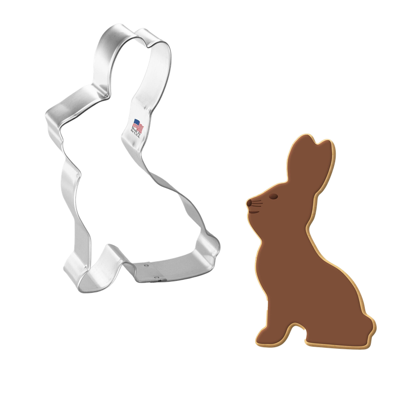 Bunny Rabbit Cookie Cutter 5.25 in B1204 Bunny Rabbit Cookie Cutter 5.25 in B1204