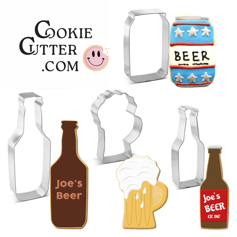Bottle Cookie Cutter 4 Pc Set HS0464