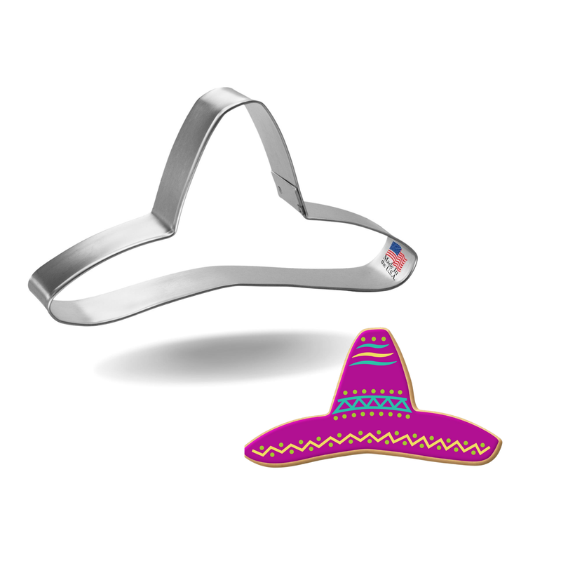 Sombrero Cookie Cutter 4.75 in B1746 Sombrero Cookie Cutter 4.75 in B1746