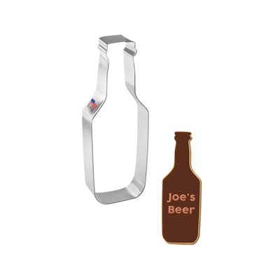 Soda or Beer Bottle Cookie Cutter 6 in B1718