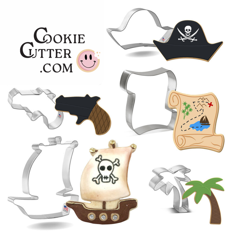 Pirate Cookie Cutter Set 5 Pc HS0511