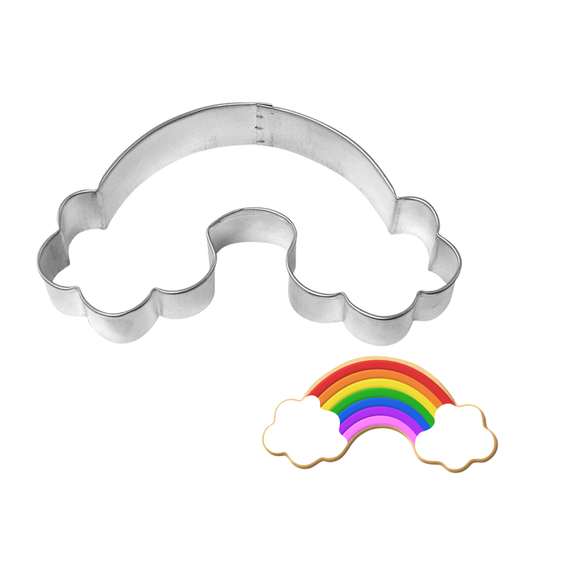 Rainbow Cookie Cutter 4.75 in B0814