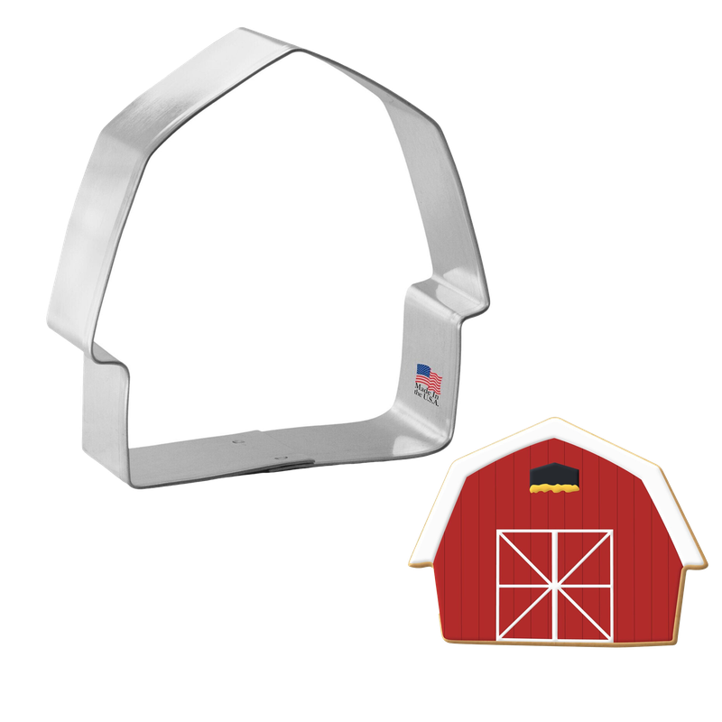 Barn Cookie Cutter 3 in B1141 Barn Cookie Cutter 3 in B1141