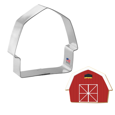 Barn Cookie Cutter 3 in B1141 Barn Cookie Cutter 3 in B1141