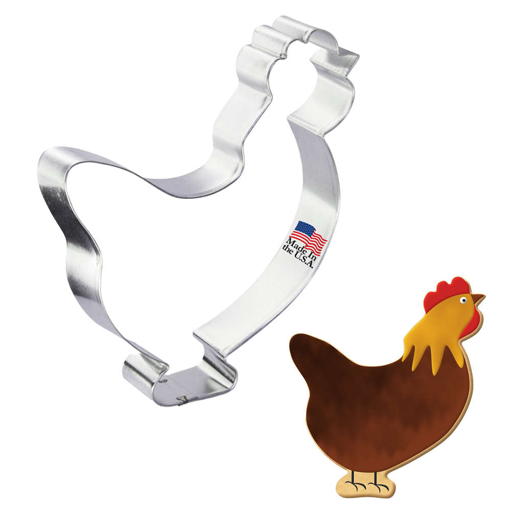 Rooster Cookie Cutter 5 in B1342